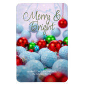 Golf Balls & Shiny Ornaments Magnet (Vertikal)