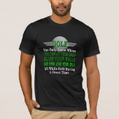 Golf Balls Spaß T-Shirt (Vorderseite)