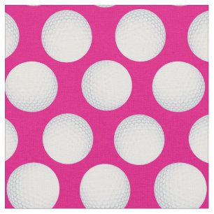 Golf Balls Sportliebhaber Golfspielen Rosa Girls Stoff