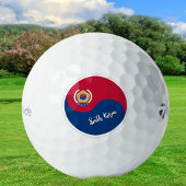 Golf Balls, Südkorea, Patriotische koreanische Fla Golfball