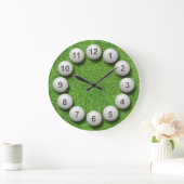 Golf Balls Time Große Wanduhr (Zuhause)