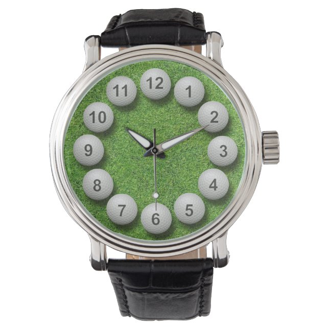 Golf Balls Timepiece Armbanduhr (Vorderseite)