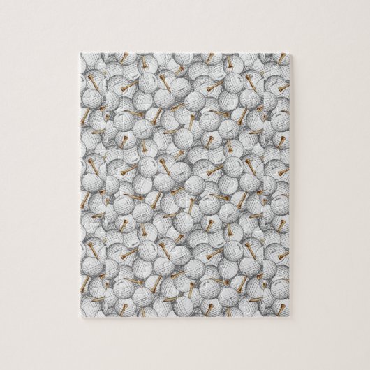 Golf Balls und T-Shirts Jigsaw Puzzle (Vertikal)