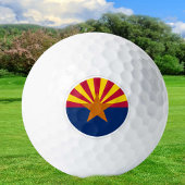 Golf Balls von Arizona, Staatsflagge / Patrioten Golfball