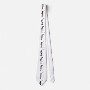 GOLF BAR CODE Golfer Golfen Sportmuster Design Krawatte