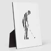 GOLF BAR CODE Golfer Golfing Sports Design Fotoplatte (Seite)