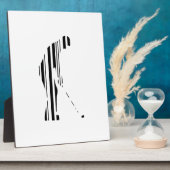 GOLF BAR CODE Golfer Golfing Sports Design Fotoplatte (Seite)