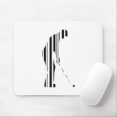 GOLF BAR CODE Golfer Golfing Sports Design Mousepad (Mit Mouse)