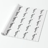 GOLF BAR CODE Golfer Golfsport Design Geschenkpapier (Ungerollt)
