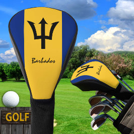 Golf Barbados & Barbados Flag / Golf Clubs Abdecku Golf Headcover