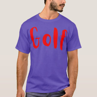 Golf Baseball Cap Golf Golfer 1 T-Shirt