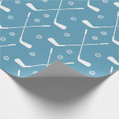 Golf Bat und Blue Background Geschenkpapier (Ecke)