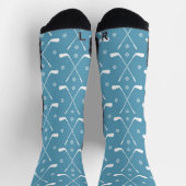 Golf Bat und Blue Background Socken (Oben)