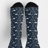 Golf Bat und dunkle Umgebung Socken (Oben)