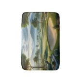 Golf Bath Mat mit Landschaftlichem Golfplatz Badematte (Vorderseite Vertikal)