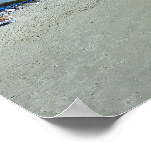 Golf Beach Neapel, Florida Poster (Ecke)