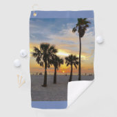 Golf Beach Sunset Golfhandtuch (Insitu)