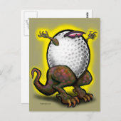 Golf Beast Postkarte (Vorne/Hinten)