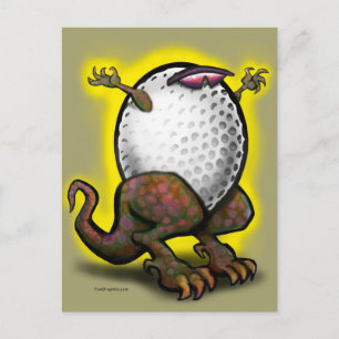 Golf Beast Postkarte