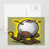 Golf Beast Postkarte (Vorne/Hinten)