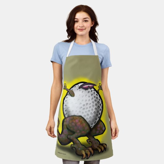 Golf Beast Schürze (Getragen)