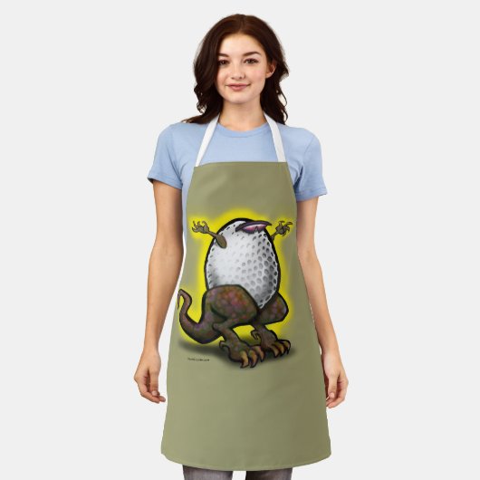 Golf Beast Schürze (Getragen)