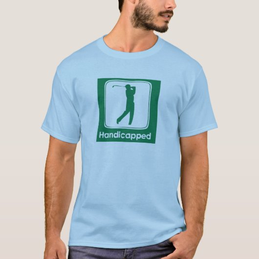 Golf behindert T-Shirt (Vorderseite)