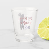 Golf bei 50 stark fahren schnapsglas (Rückseite)