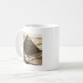 Golf bei der Pyramide Sepia getönt Kaffeetasse (Vorderseite Links)