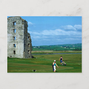 Golf bei Lahinch, Landkreis Clare, Irland Postkarte