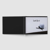 Golf Beileid Beileidsball und schwarzes Band Gästebuch (Voll)