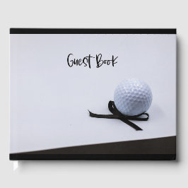 Golf Beileid Beileidsball und schwarzes Band Gästebuch
