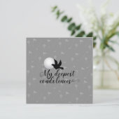 Golf Beileid entschuldigt sich für Ihr Beileid Karte (Stehend Vorderseite)