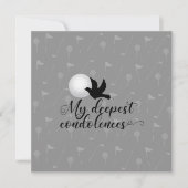 Golf Beileid entschuldigt sich für Ihr Beileid Karte (Vorderseite)