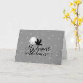 Golf Beileid entschuldigt sich für Ihr Beileid Karte (Gelbe Blume)