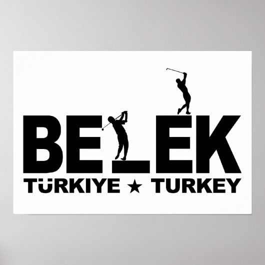GOLF BELEK Poster (Vorne)