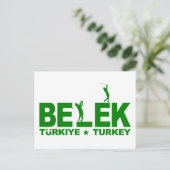 GOLF BELEK Postkarte - anpassbar (Stehend Vorderseite)