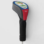 Golf Belize & Belize Flag / Golf Clubs Abdeckung Headcover (angewinkelt)