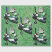 Golf beschuht Ball-Handschuh-Verein-Fahrer mit Geschenkpapier (Flach)