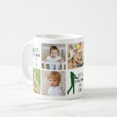 Golf BEST GRANDPA BY PAR 7 Foto Collage Kaffeetasse (Vorderseite Links)