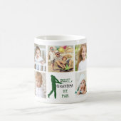 Golf BEST GRANDPA BY PAR 7 Foto Collage Kaffeetasse (Mittel)