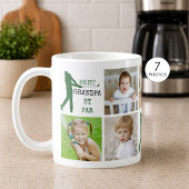 Golf BEST GRANDPA BY PAR 7 Foto Collage Kaffeetasse