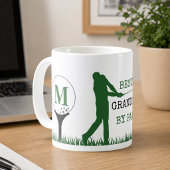 Golf BEST GRANDPA BY PAR Monogram Coffee Tasse