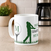 Golf BEST GRANDPA BY PAR Monogram Coffee Tasse