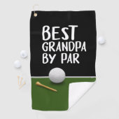 Golf Best Opa by Par für Großvater Golfhandtuch (Insitu)