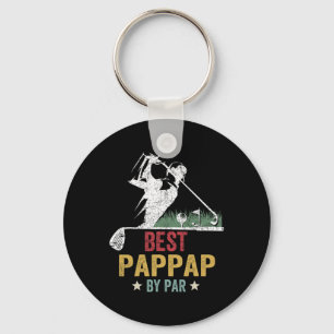 Golf Best Pappap By Par Opa Golfer Vatertag Schlüsselanhänger