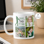 Golf BEST VATER BY PAR 7 Fotomaterial Kaffeetasse