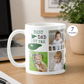 Golf BEST VATER BY PAR 7 Fotomaterial Kaffeetasse