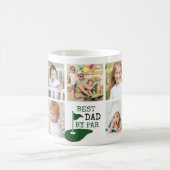 Golf BEST VATER BY PAR 7 Fotomaterial Kaffeetasse (Mittel)
