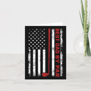 Golf Best Vater by Par Daddy Vintage amerikanische Karte